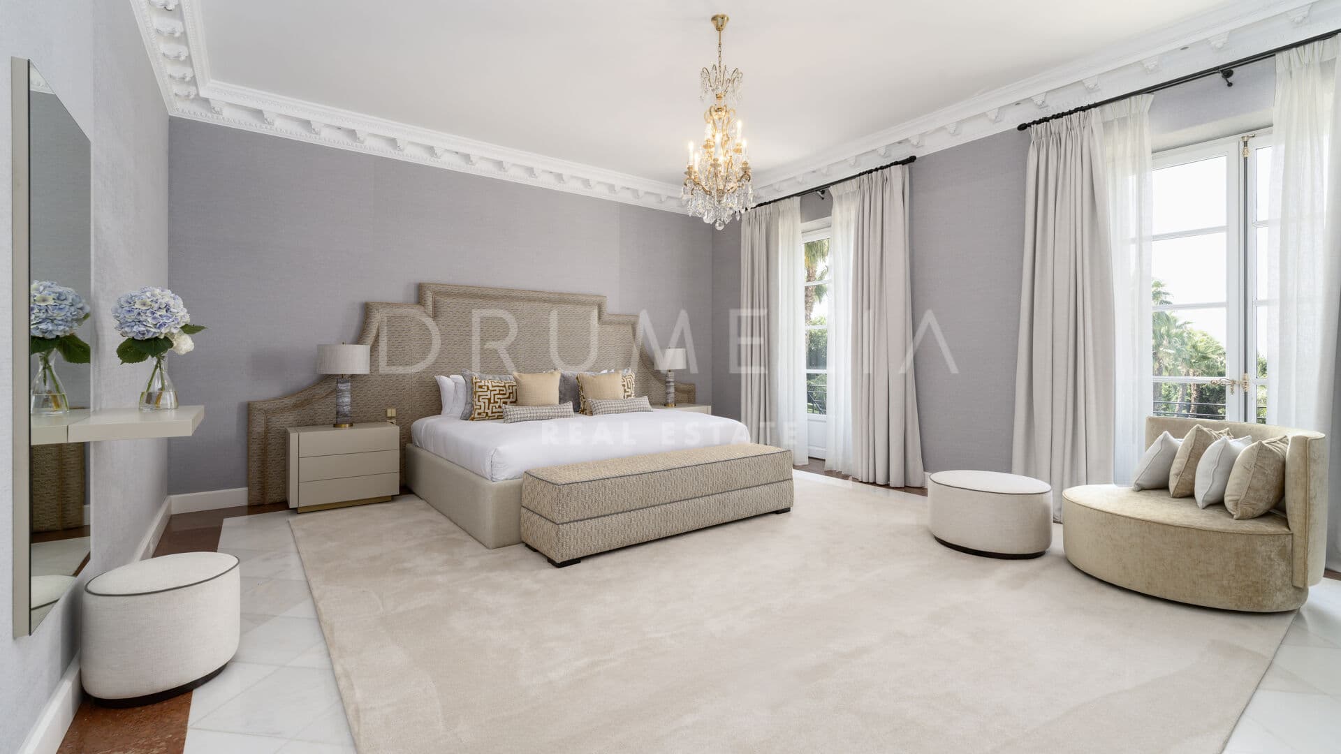 Grand Mediterranean Villa in Nagüeles, Golden Mile, with Sea Views and Exceptional Wellness Spaces