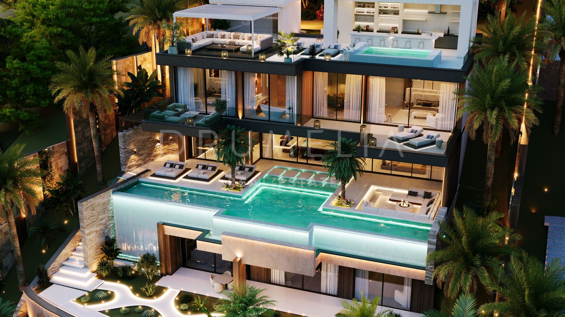 Architectural Masterpiece with 180º Sea Views in Altos de Los Monteros – Permit Granted