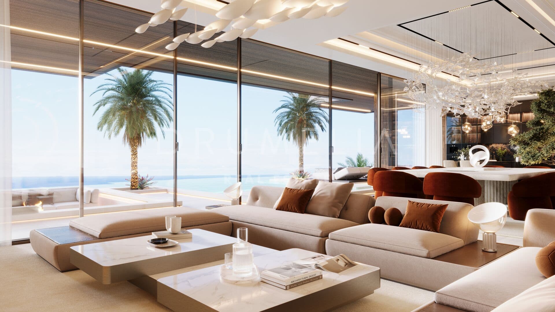 Architectural Masterpiece with 180º Sea Views in Altos de Los Monteros – Permit Granted