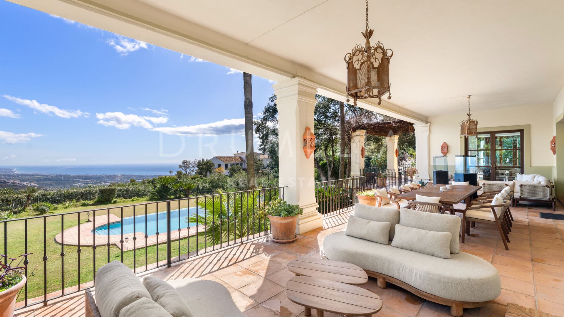 Luxury Mediterranean villa in La Zagaleta with additional plot with project for a second villa - Panoramic sea views in one of Europe's most exclusive gated communities