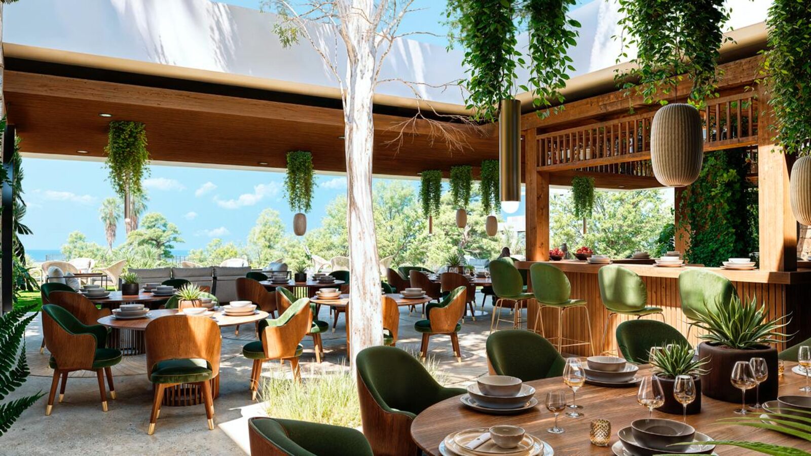 Restaurant & store